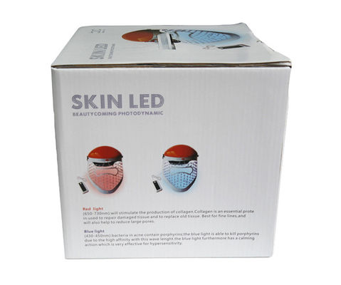 LED PDT Red / Blue Light Acne Removal Machine / Mask For Age Spot Removal
